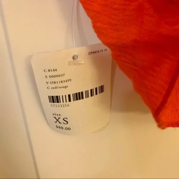 Free People Orange Red Hooked on You Halter Top Skirt Co-ord 2-Piece Set - Picture 12 of 12